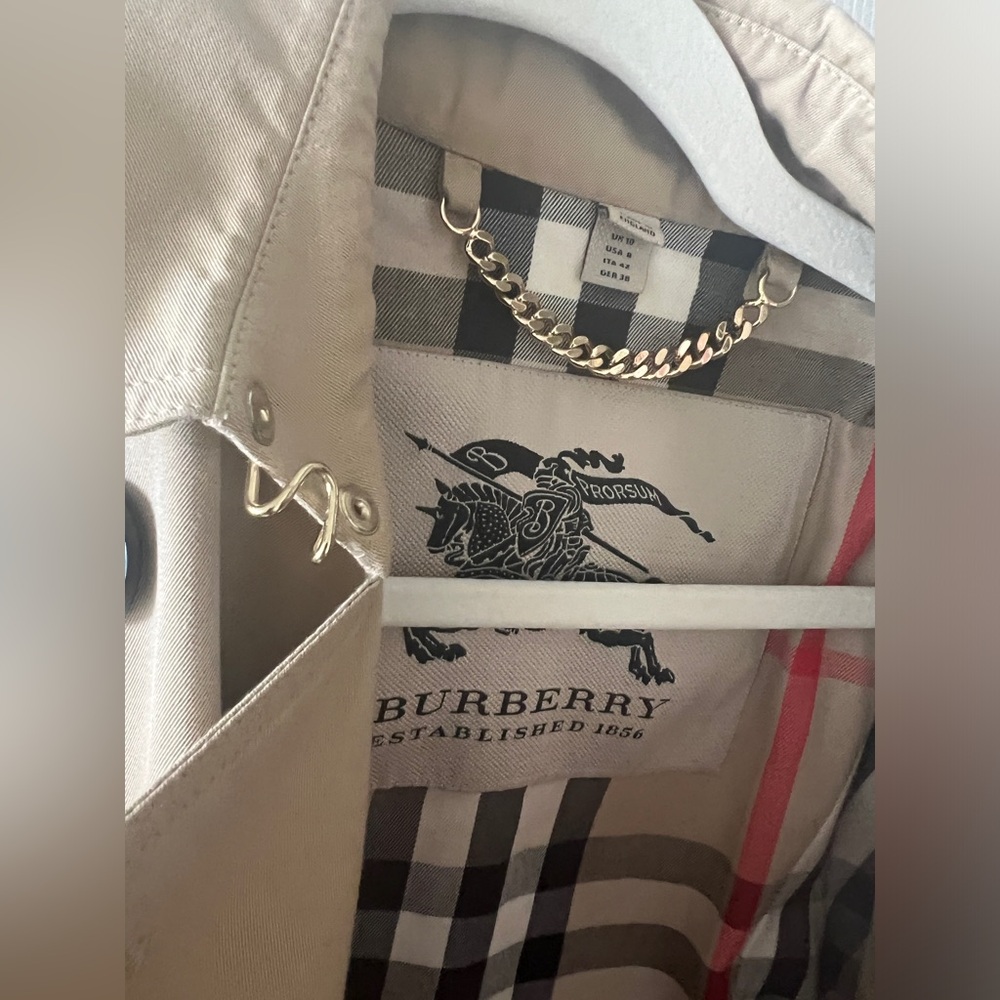 Burberry Prorsum Trench Coat with Leather Strap - Picture 8 of 17
